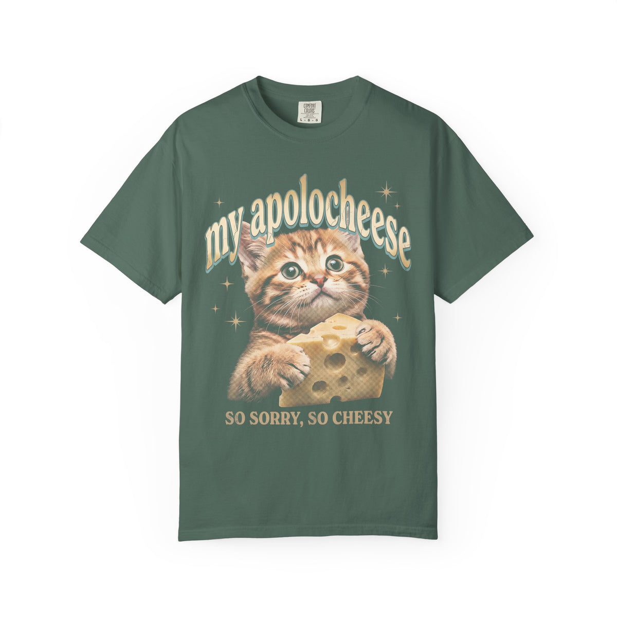 My Apolocheese Cat Classic Tee | Cute Swiss Cheese | Retro Pun