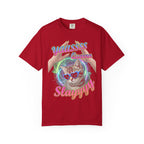 Yass Queen Slay Classic Tee | Psychedelic Cat | Kitten Art