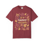 It's Finally Autumn Classic Tee | Fall Leaves | Vintage Floral