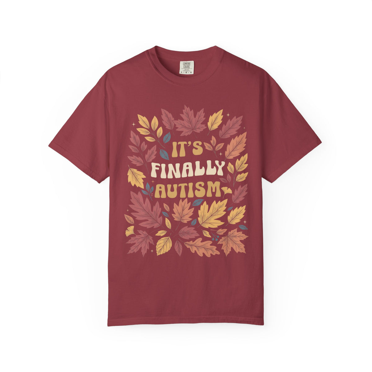 It's Finally Autumn Classic Tee | Fall Leaves | Vintage Floral