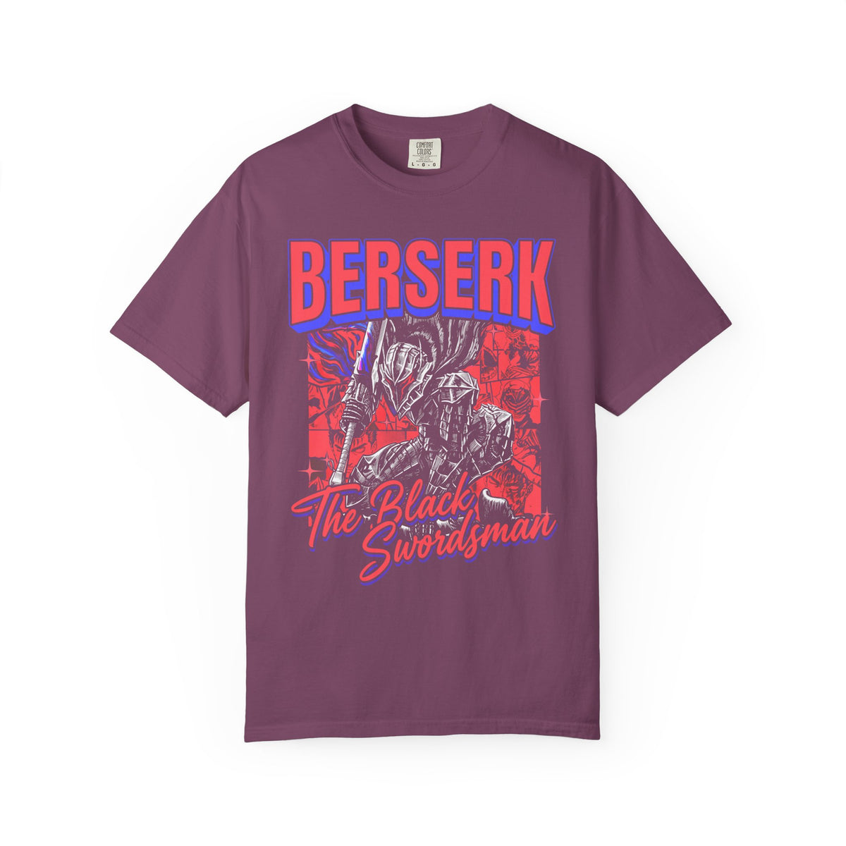 The Black Swordsman Classic Tee | 90s Dark Knight | Manga Gift