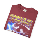Normalize Not Having Energy Classic Tee | Tired Raccoon Meme