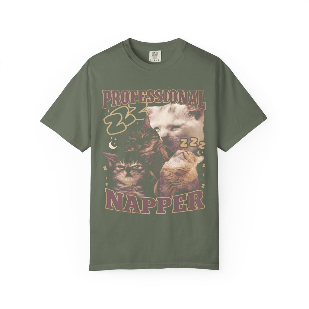 Professional Napper Classic Tee | Sleeping Cat | Feline Art