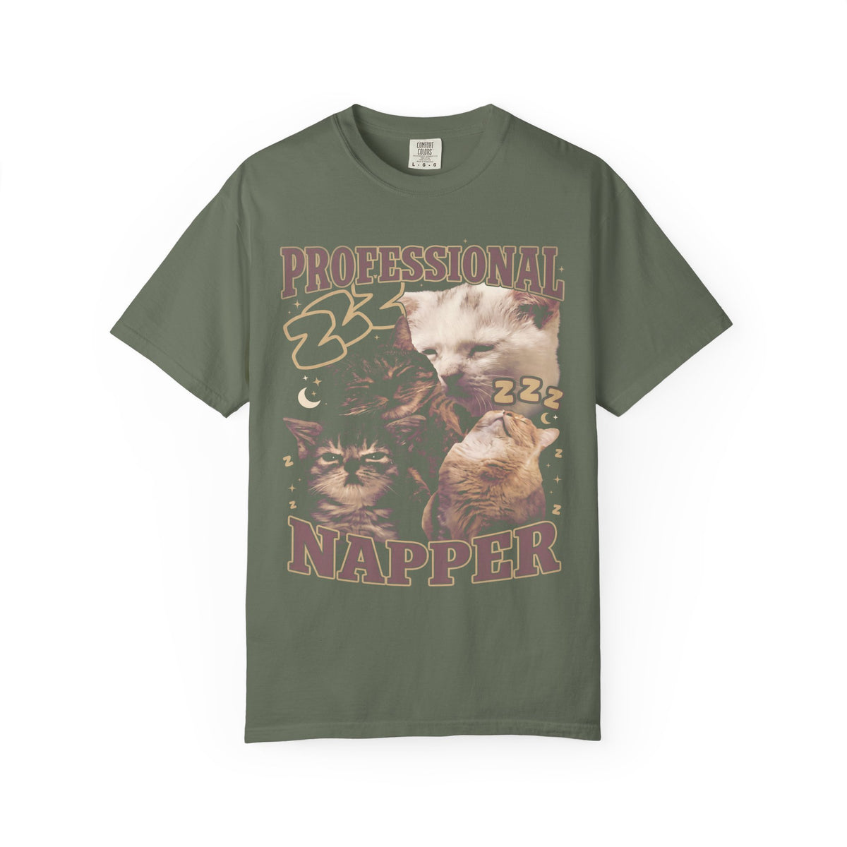Professional Napper Classic Tee | Sleeping Cat | Feline Art
