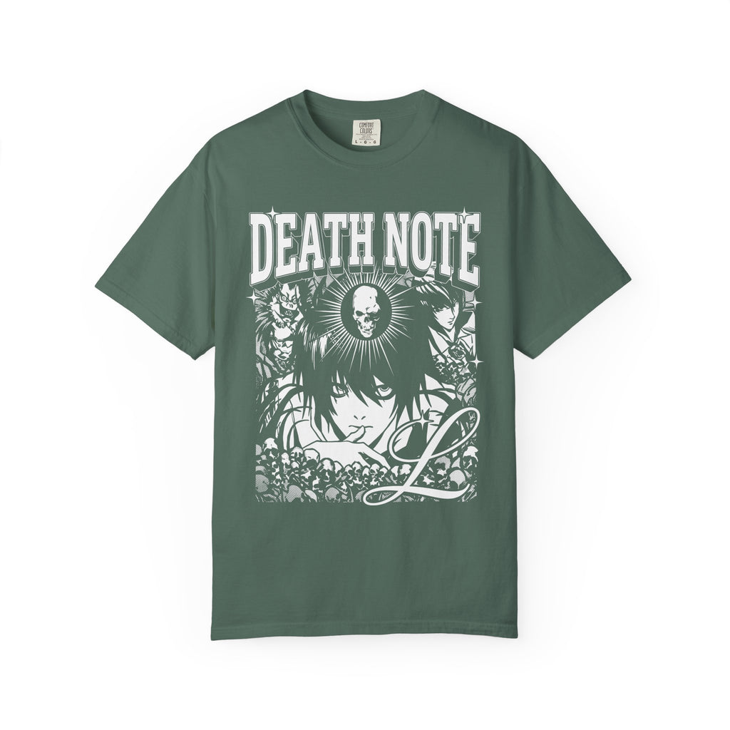 Gothic Skull Manga Detective Classic Tee | Dark Anime Gift