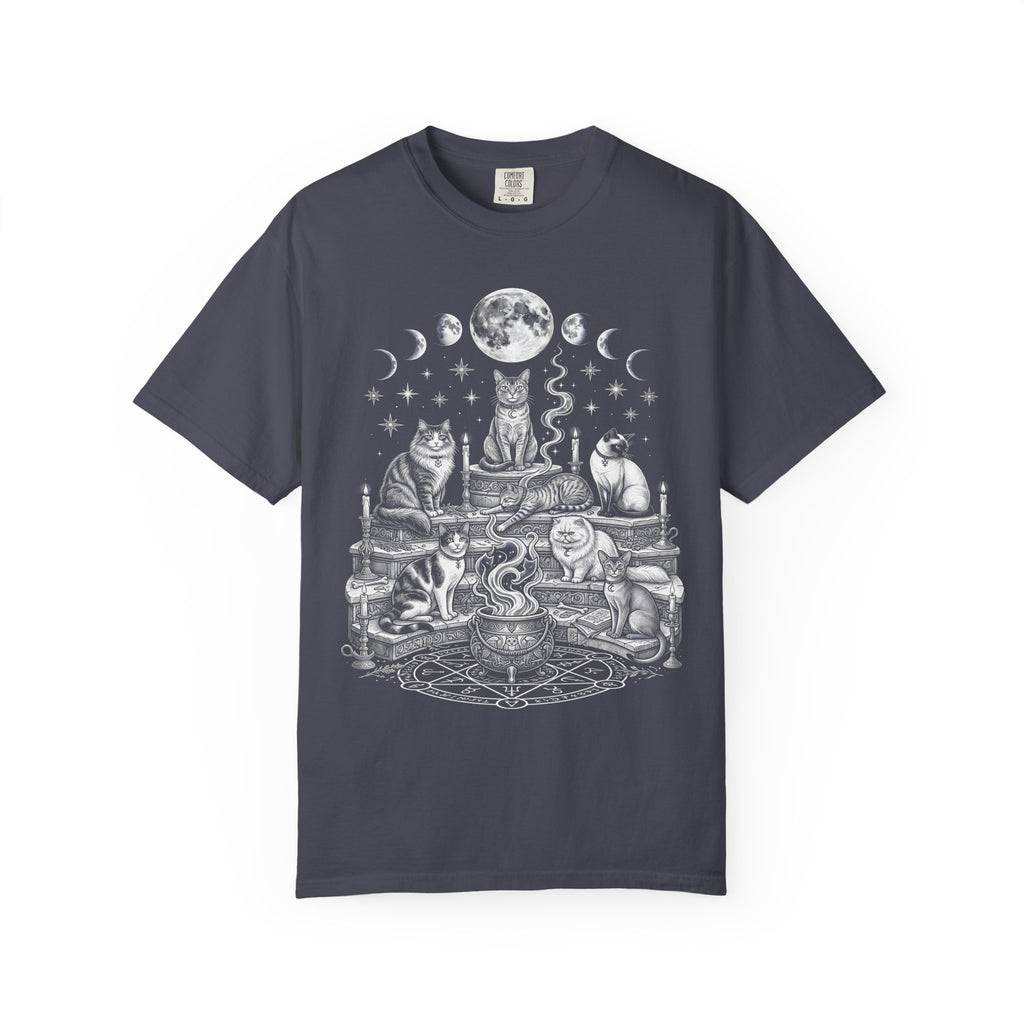 Cats Coven Magic Classic Tee | Gothic Spooky | Moon Cauldron