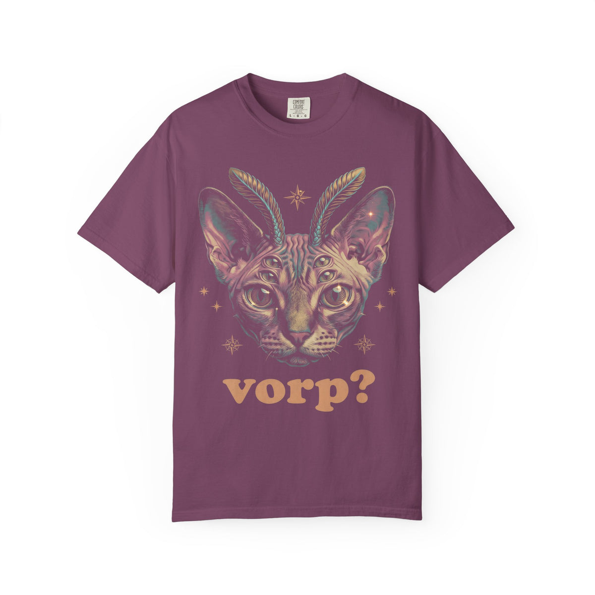 Vorp Alien Cat Classic Tee | Retro Sci-Fi | Sphynx Feline