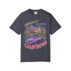Hotel California Classic Tee | Retrowave Car | Vaporwave Art