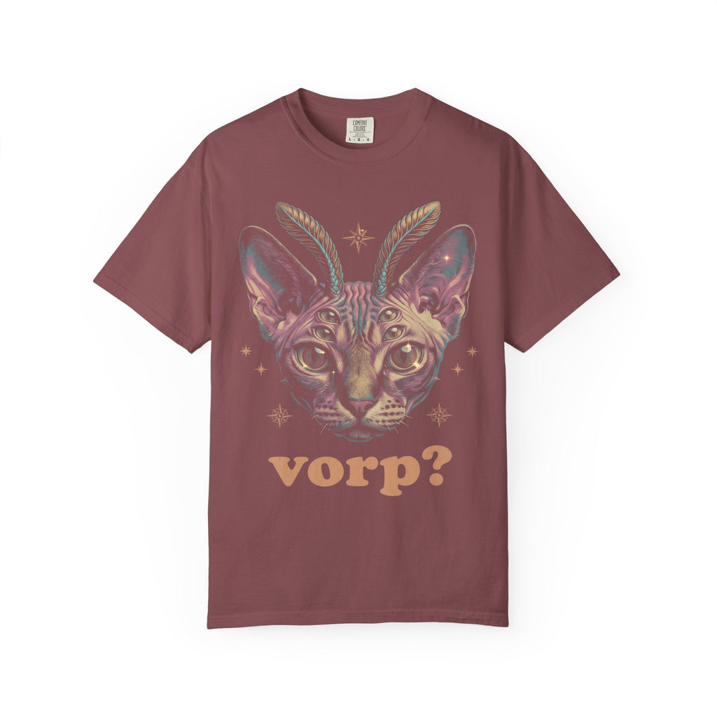 Vorp Alien Cat Classic Tee | Retro Sci-Fi | Sphynx Feline