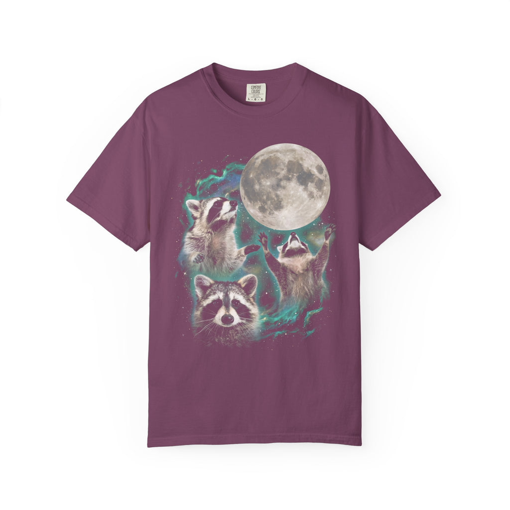 Three Raccoons Classic Tee | Space Full Moon | Starry Cosmos