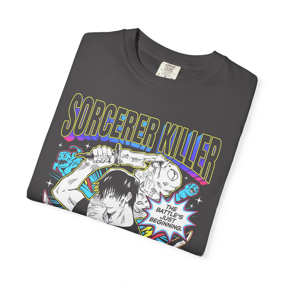 Sorcerer Killer Classic Tee | Magic Hunter | Retro Anime Gift