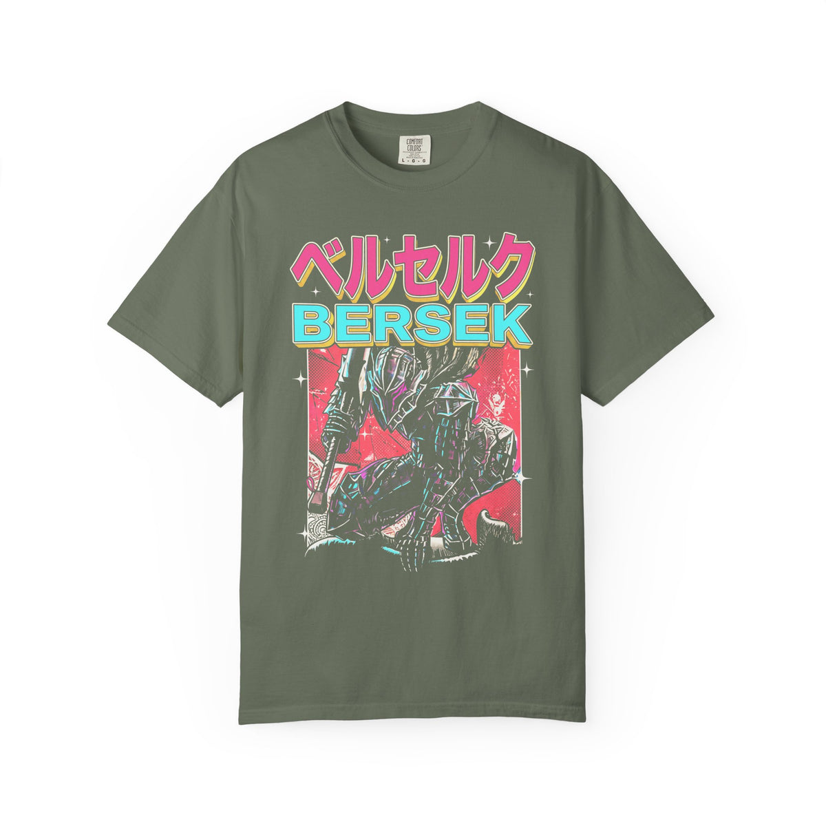Dark Fantasy Swordsman Classic Tee | Vintage Manga | Warrior Gift