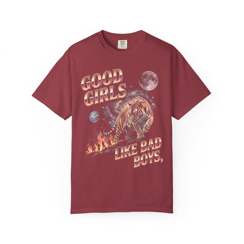 Good Girls Like Bad Boys Classic Tee | 80s Chrome Tiger