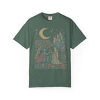 Medieval Knight And Lady Classic Tee | Vintage Romance | Castle Moon