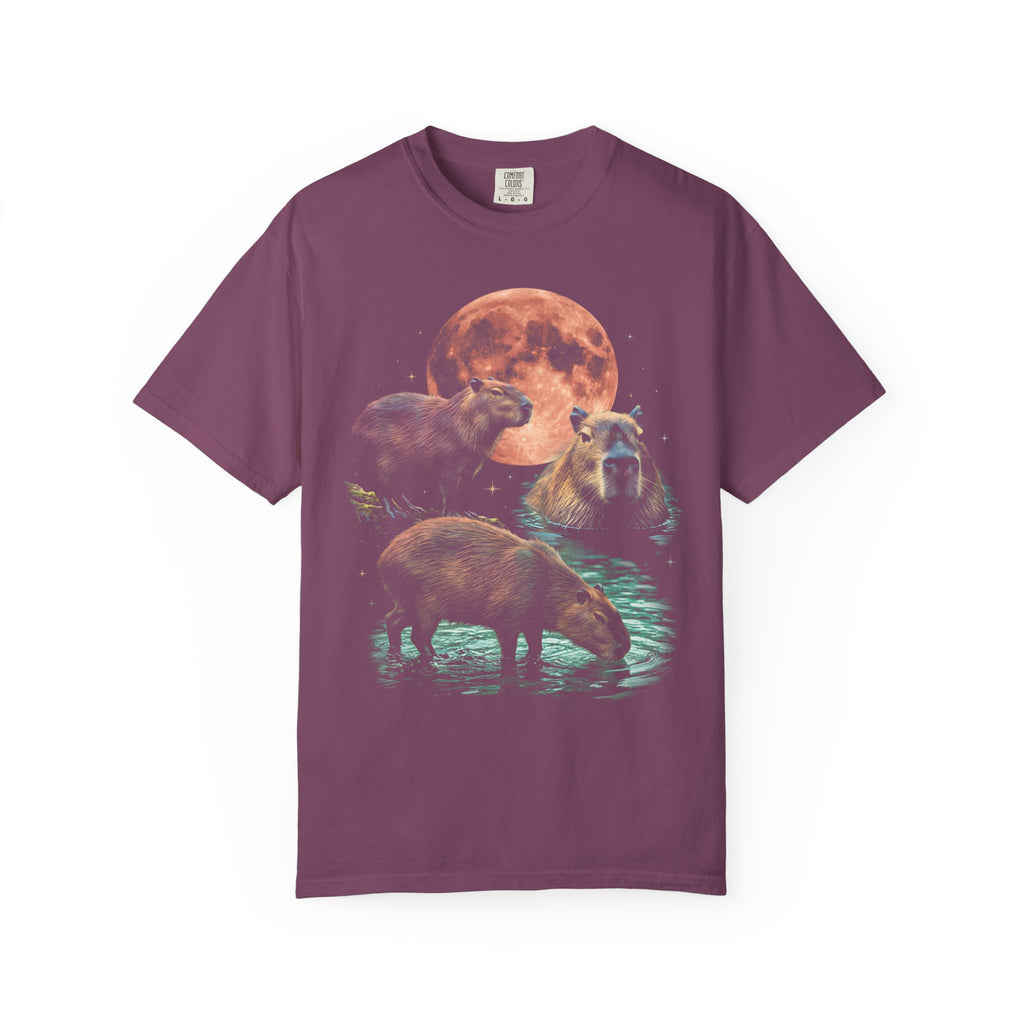 Blood Moon Capybara Classic Tee | Animal Lover | Vintage Bootleg