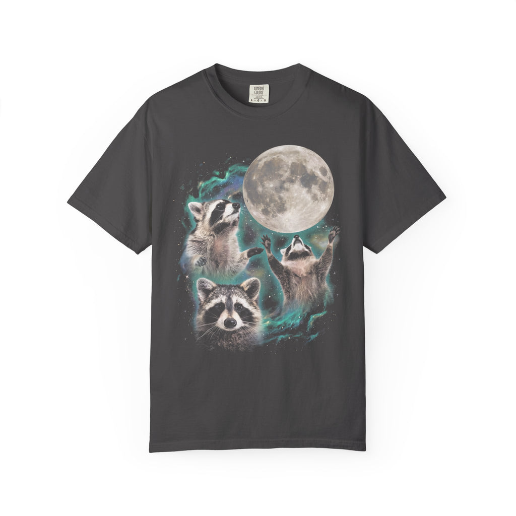 Three Raccoons Classic Tee | Space Full Moon | Starry Cosmos