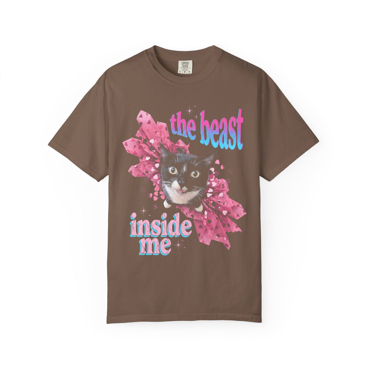 The Beast Inside Me Classic Tee | Tuxedo Cat Cute Meme