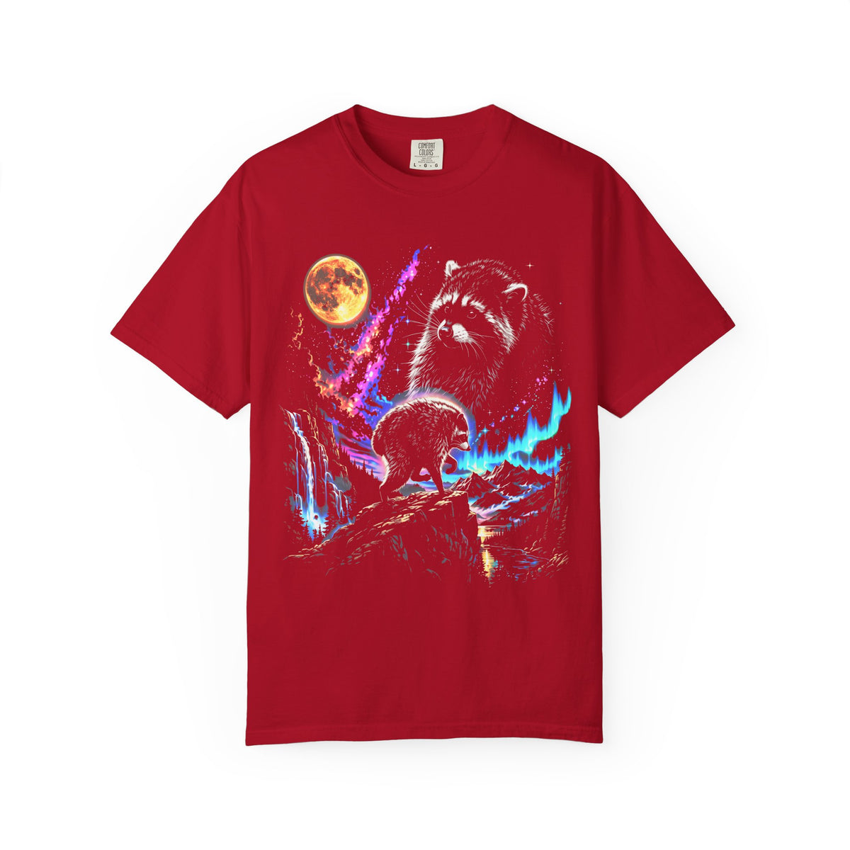 Raccoon Galaxy Classic Tee | 90s Vintage | Space Gift
