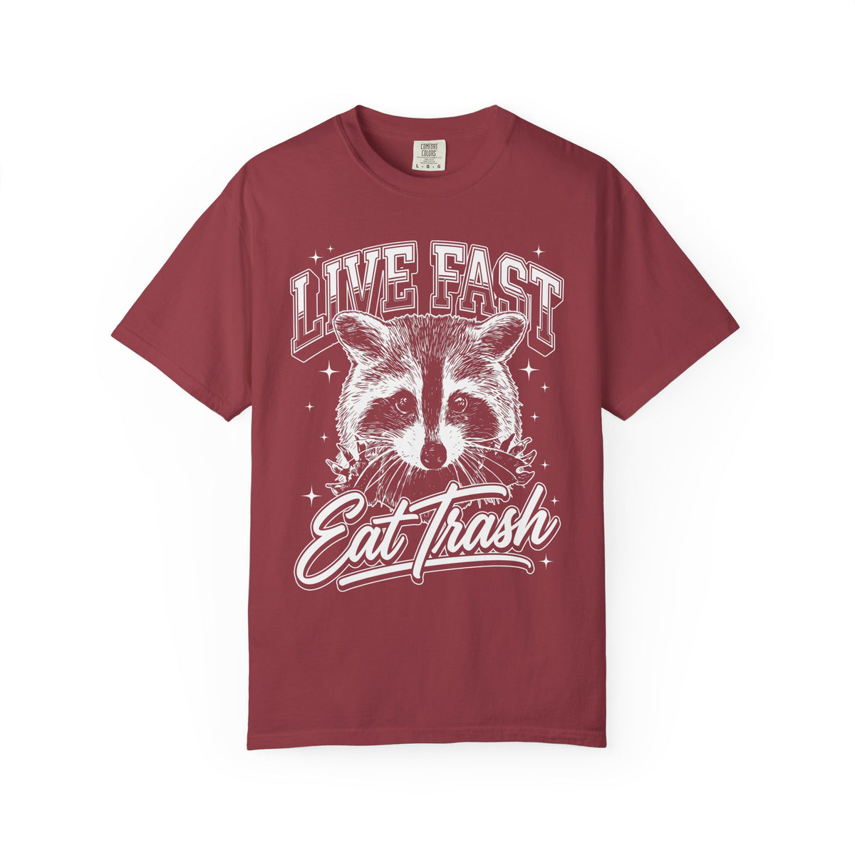 Live Fast Eat Trash Raccoon Classic Tee | Vintage | Funny Gift