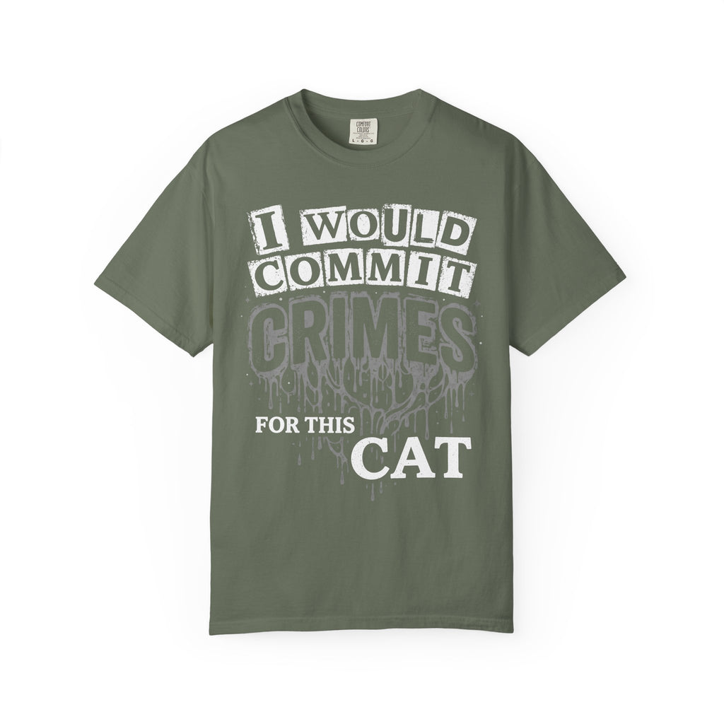 I Would Commit Crimes For This Cat Classic Tee | Gothic Pet Lover