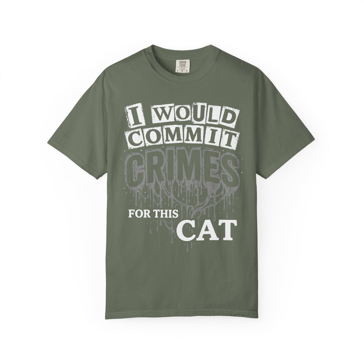 I Would Commit Crimes For This Cat Classic Tee | Gothic Pet Lover