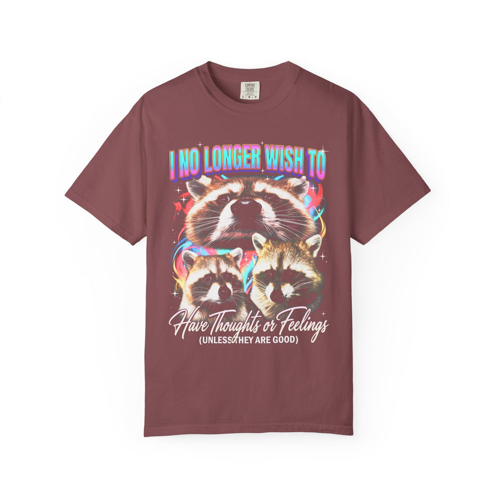I No Longer Wish To Have Thoughts Classic Tee | Raccoon Meme