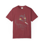 Nuit Black Cat Classic Tee | Edgy Vintage Art | Night Cigarette