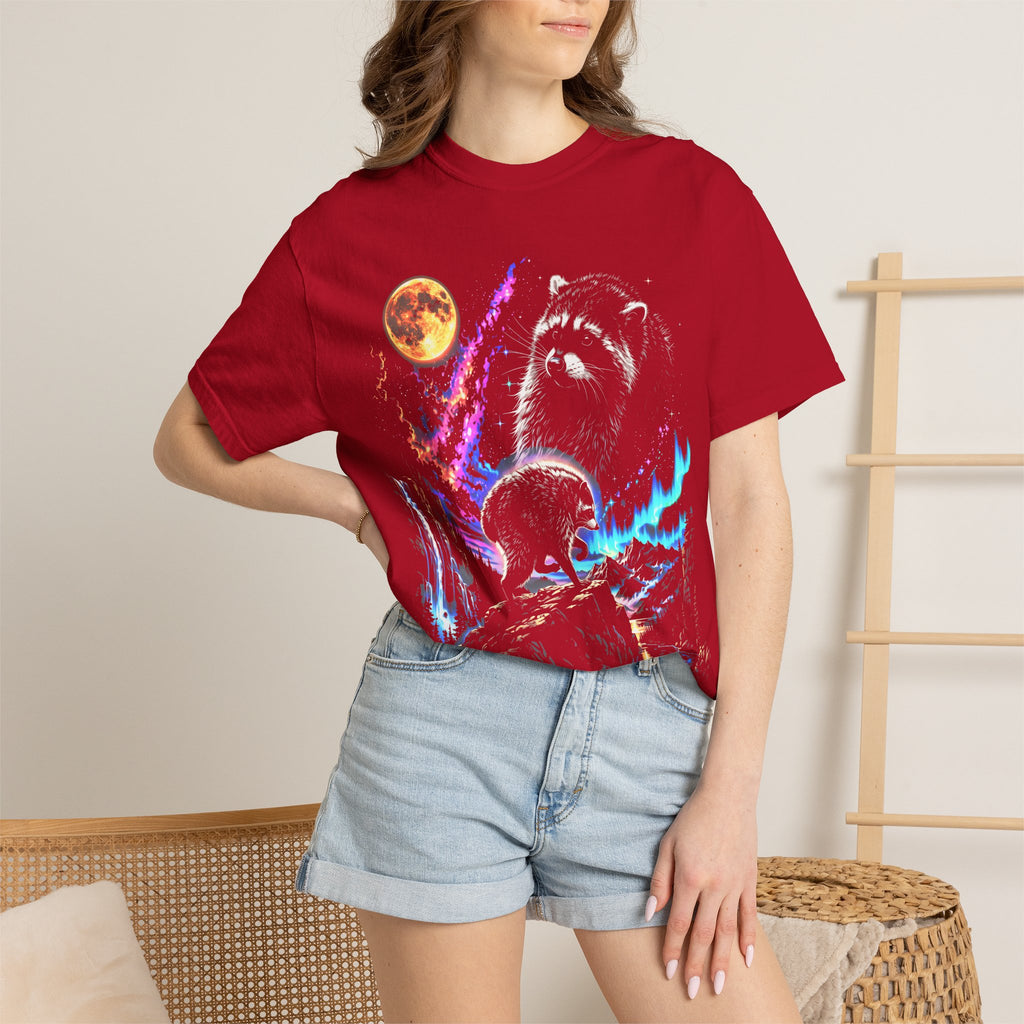 Raccoon Galaxy Classic Tee | 90s Vintage | Space Gift