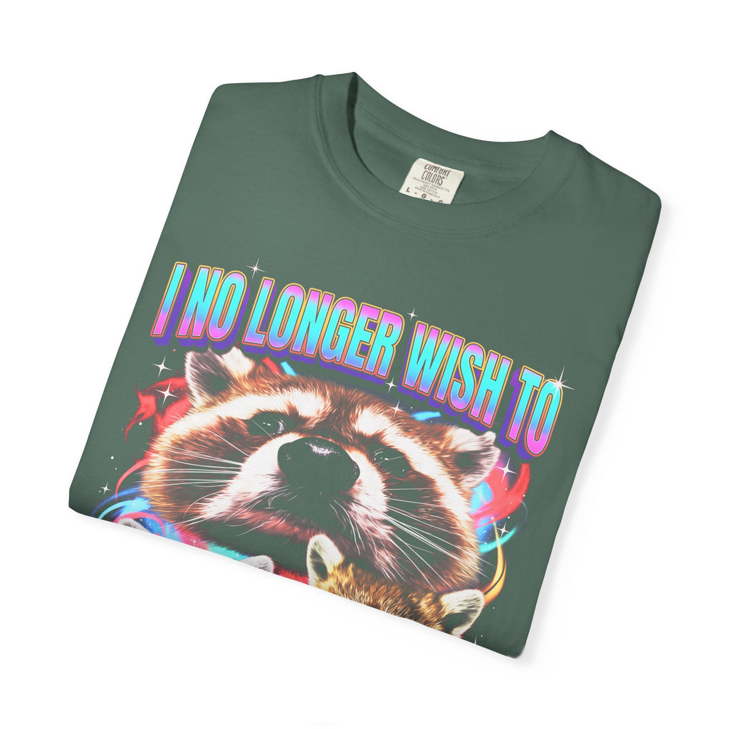 I No Longer Wish To Have Thoughts Classic Tee | Raccoon Meme