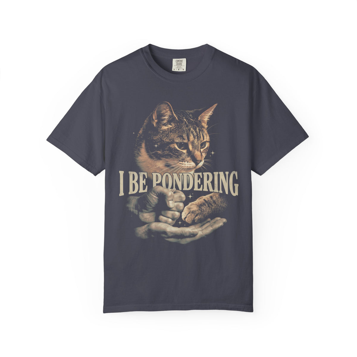 I Be Pondering Cat Classic Tee | Vintage Meme | Paw Shake