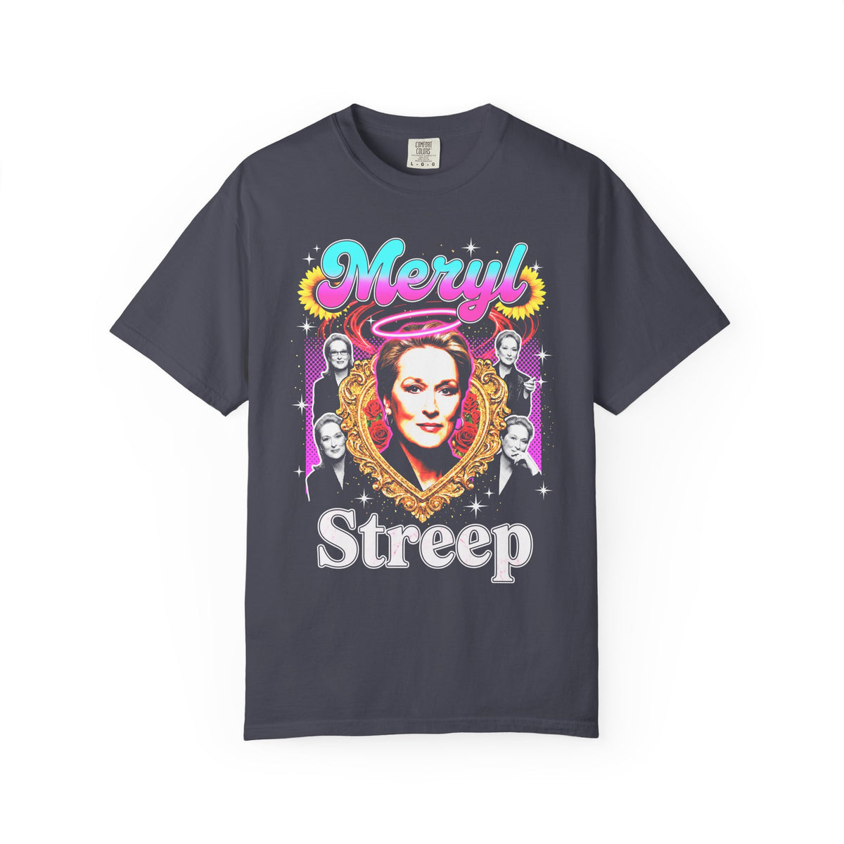 Meryl Streep Classic Tee | 90s Vintage | Actress Gift