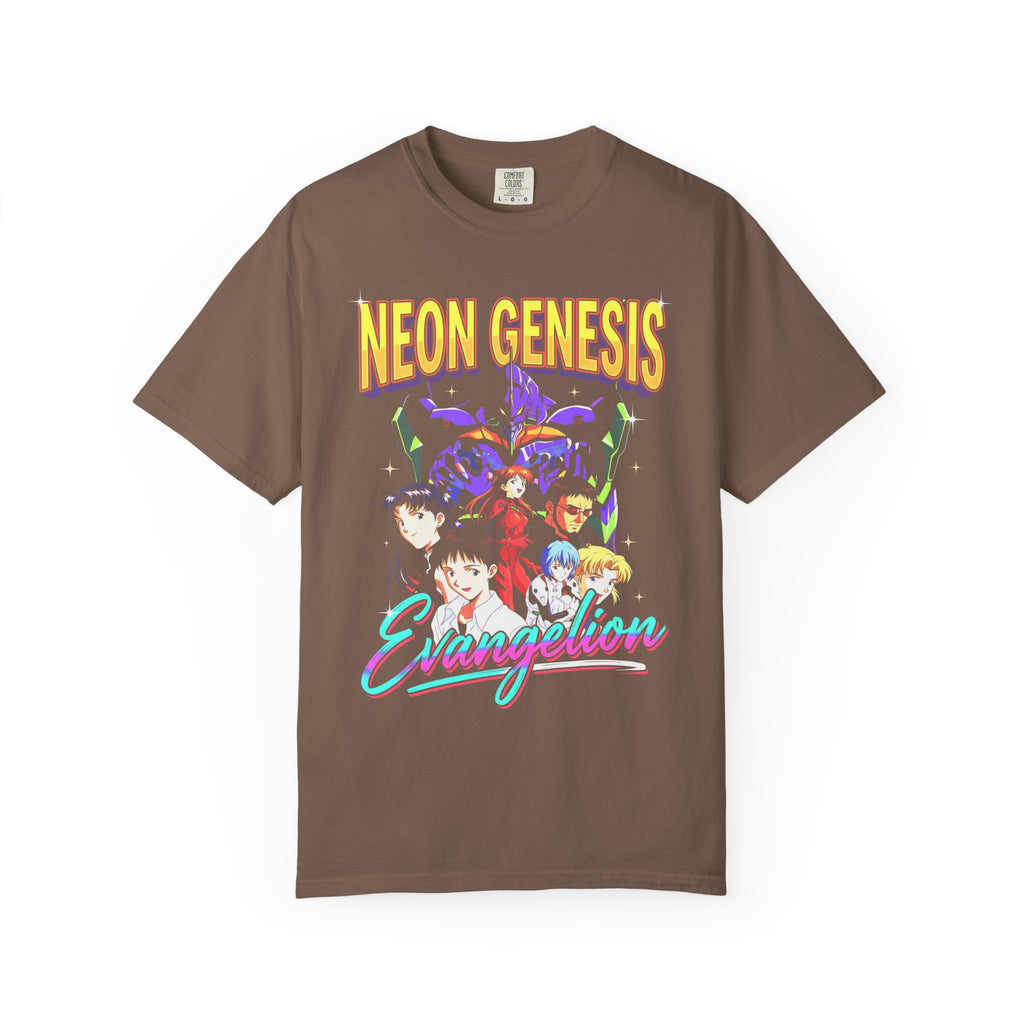 Retro Mecha Pilot Classic Tee | Neon Robot | Sci-Fi Anime Gift