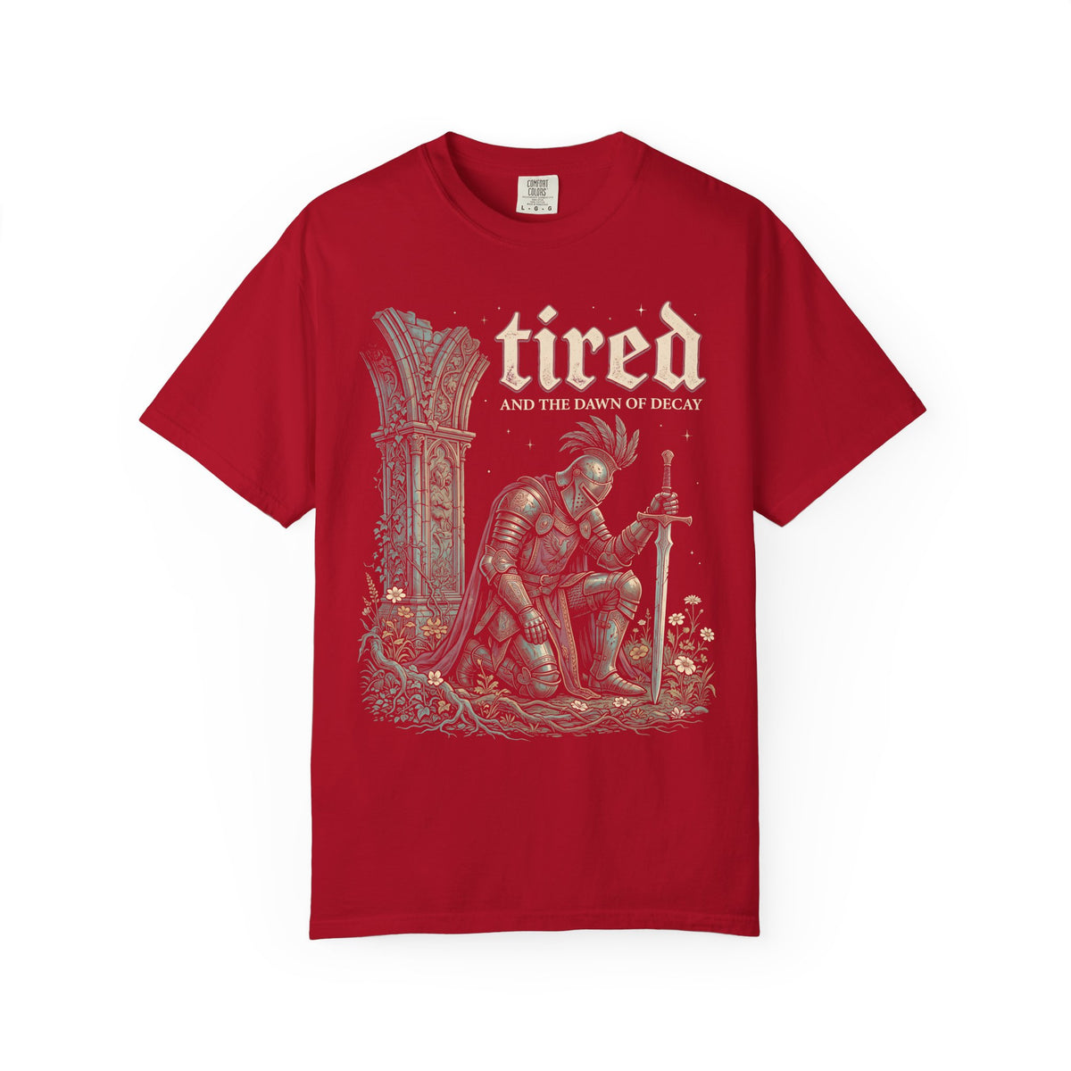 Tired And The Dawn Of Decay Classic Tee | Medieval Knight