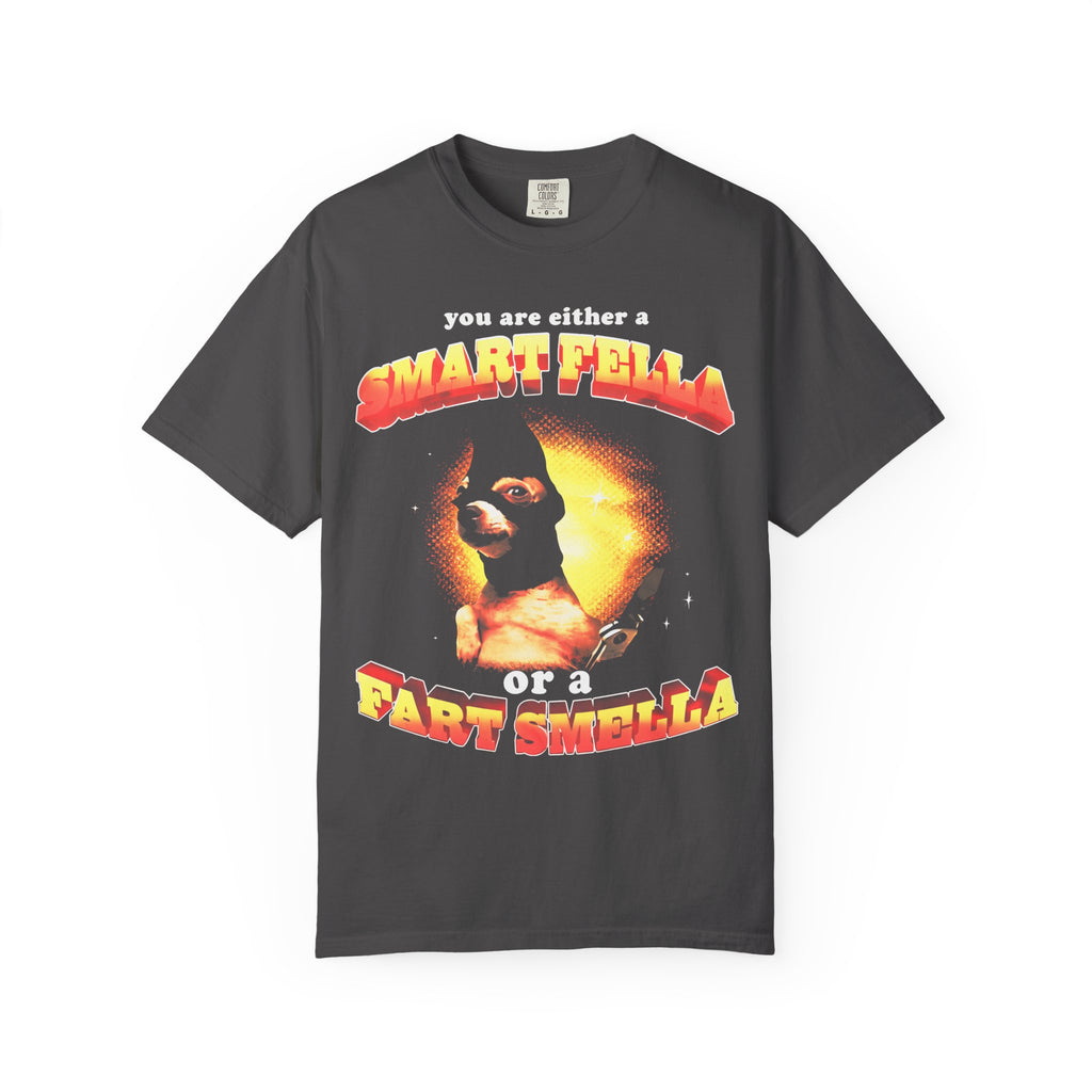 Smart Fella Or Fart Smella Classic Tee | Funny Meme Gift