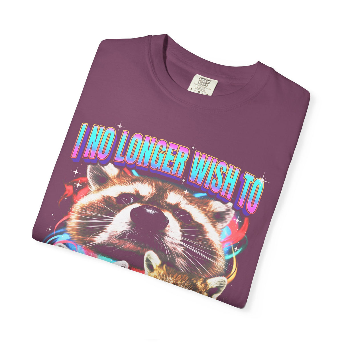 I No Longer Wish To Have Thoughts Classic Tee | Raccoon Meme