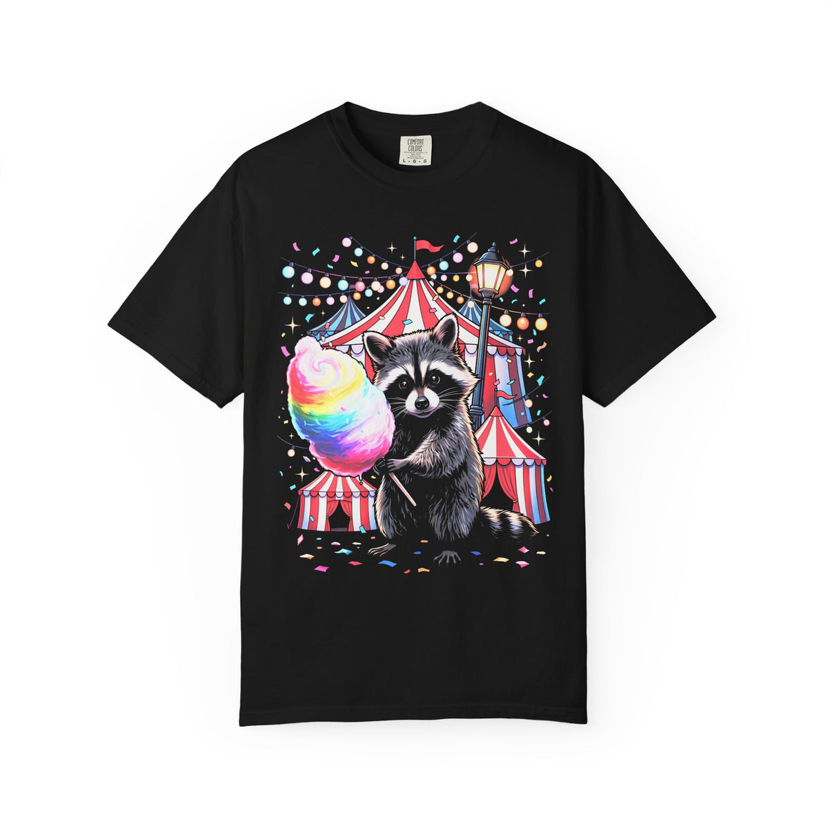 Circus Raccoon Classic Tee | Retro Carnival | Animal Gift