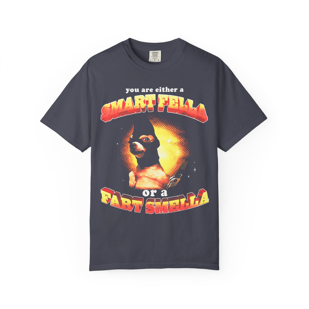 Smart Fella Or Fart Smella Classic Tee | Funny Meme Gift