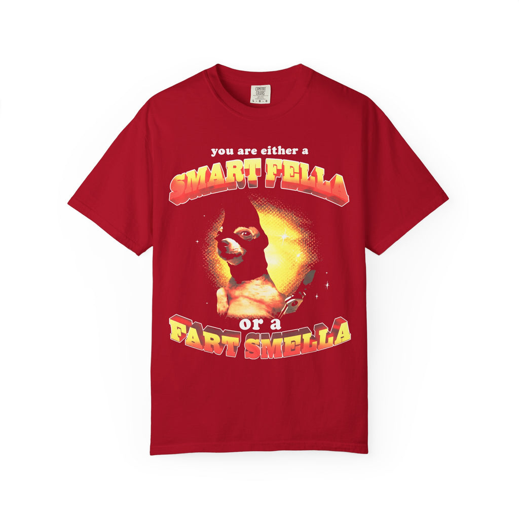 Smart Fella Or Fart Smella Classic Tee | Funny Meme Gift