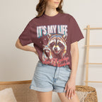Its My Life Sabotage Myself Raccoon Classic Tee | 90s Retro
