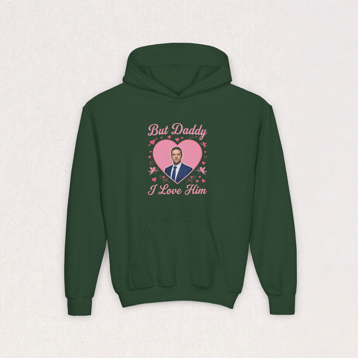 But Daddy I Love Him, Tim Robinson Youth Heavy Blend Hooded Sweatshirt