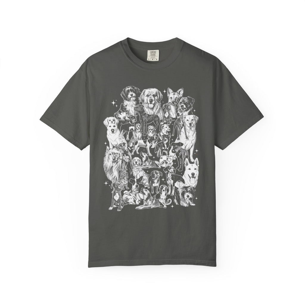 Retro Puppy Collage Classic Tee | 90s Vintage | Dog Gift