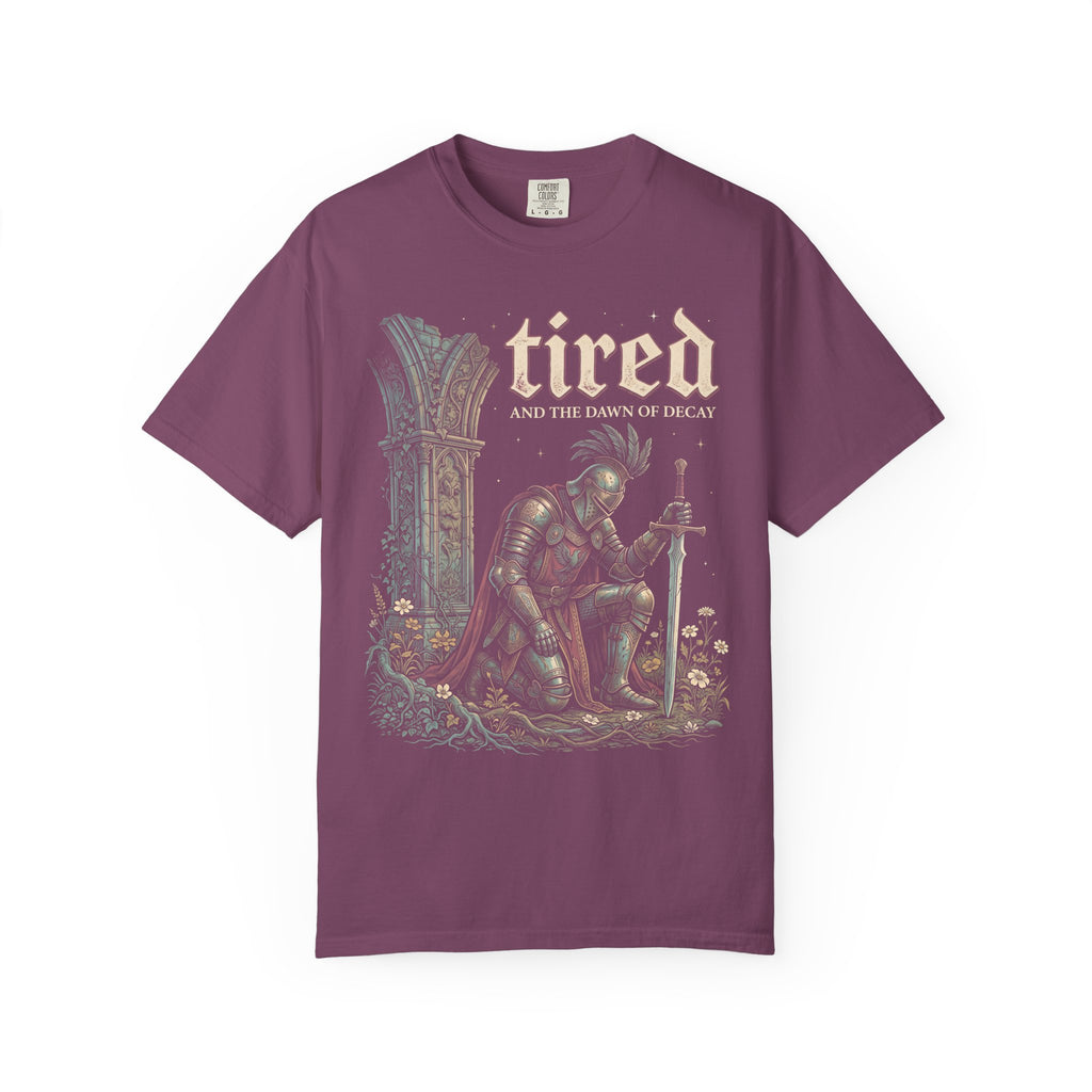 Tired And The Dawn Of Decay Classic Tee | Medieval Knight