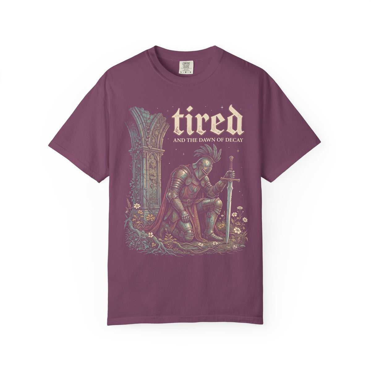 Tired And The Dawn Of Decay Classic Tee | Medieval Knight