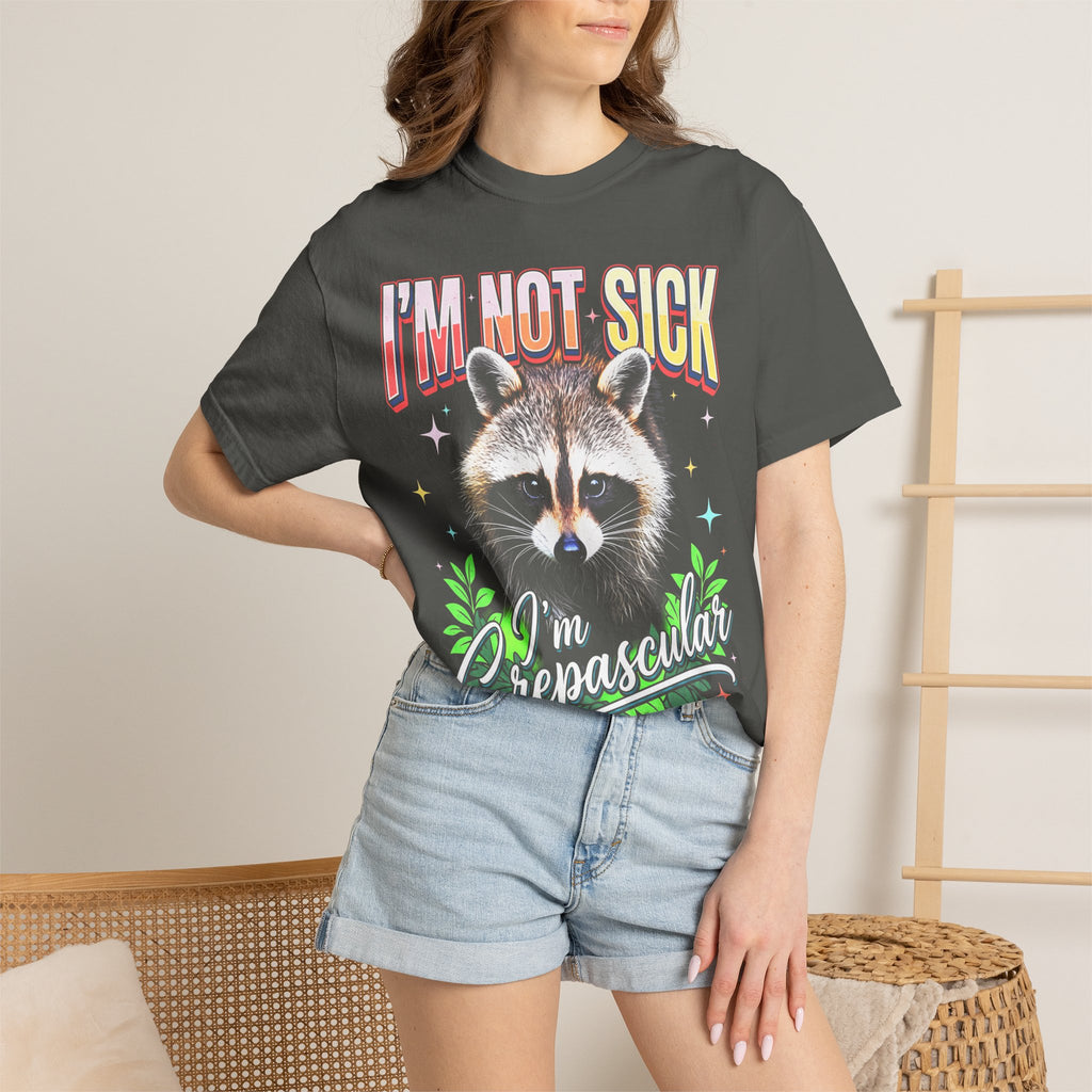 Im Not Sick Crepuscular Raccoon Classic Tee | 90s Retro Graphic