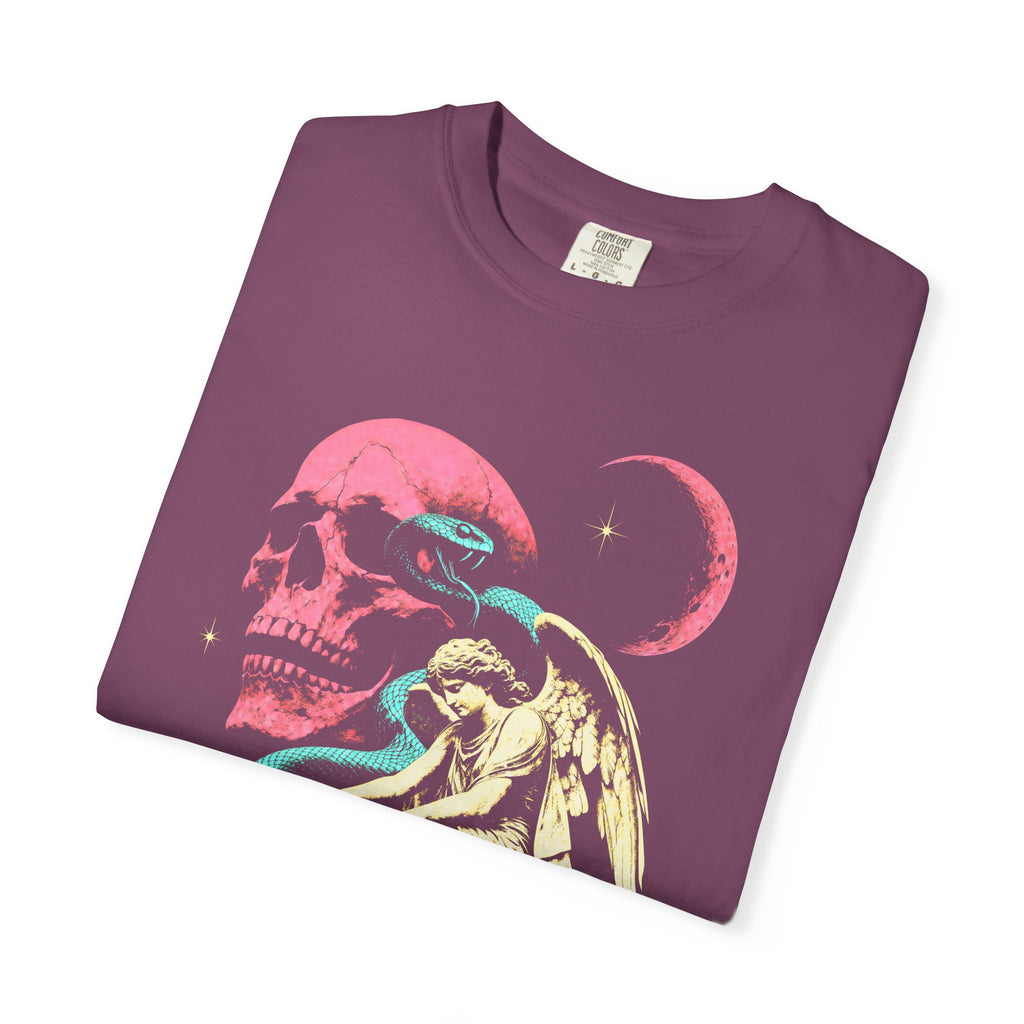 Skull Snake Angel Classic Tee | Retro Gothic | Vintage Gift