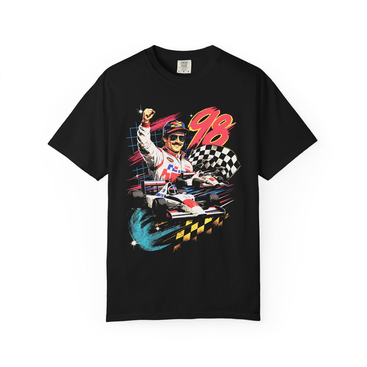 Vintage 98 Racing Driver Classic Tee | 90s Motorsport Gift