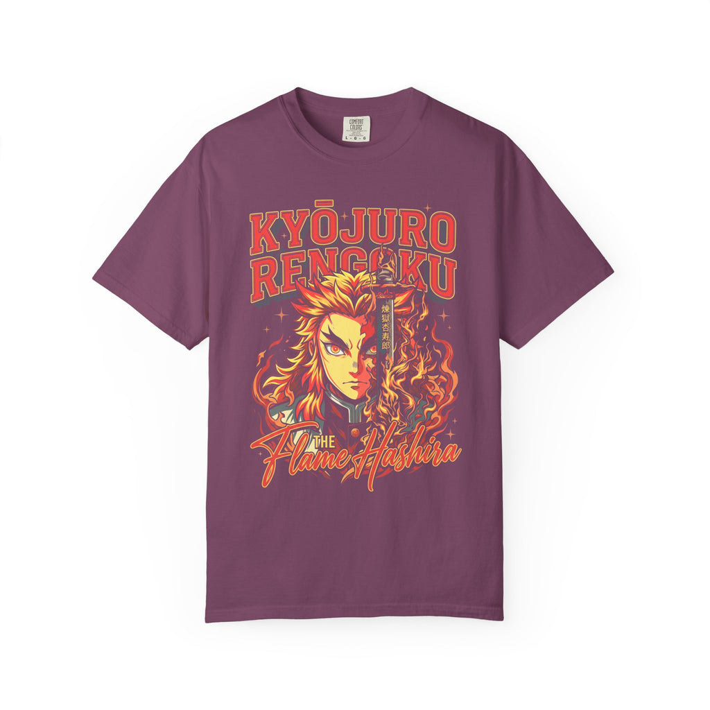 The Flame Hashira Fire Classic Tee | Anime Manga | Retro Gift