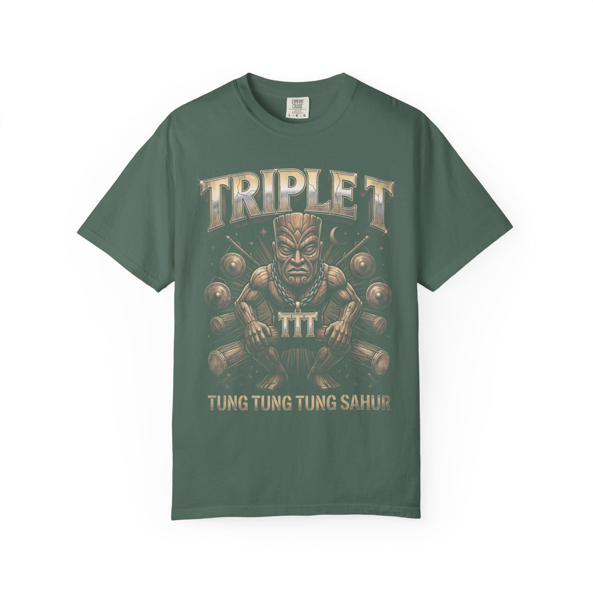 Tung Tung Tung Sahur Classic Tee | Tiki Indonesian Art