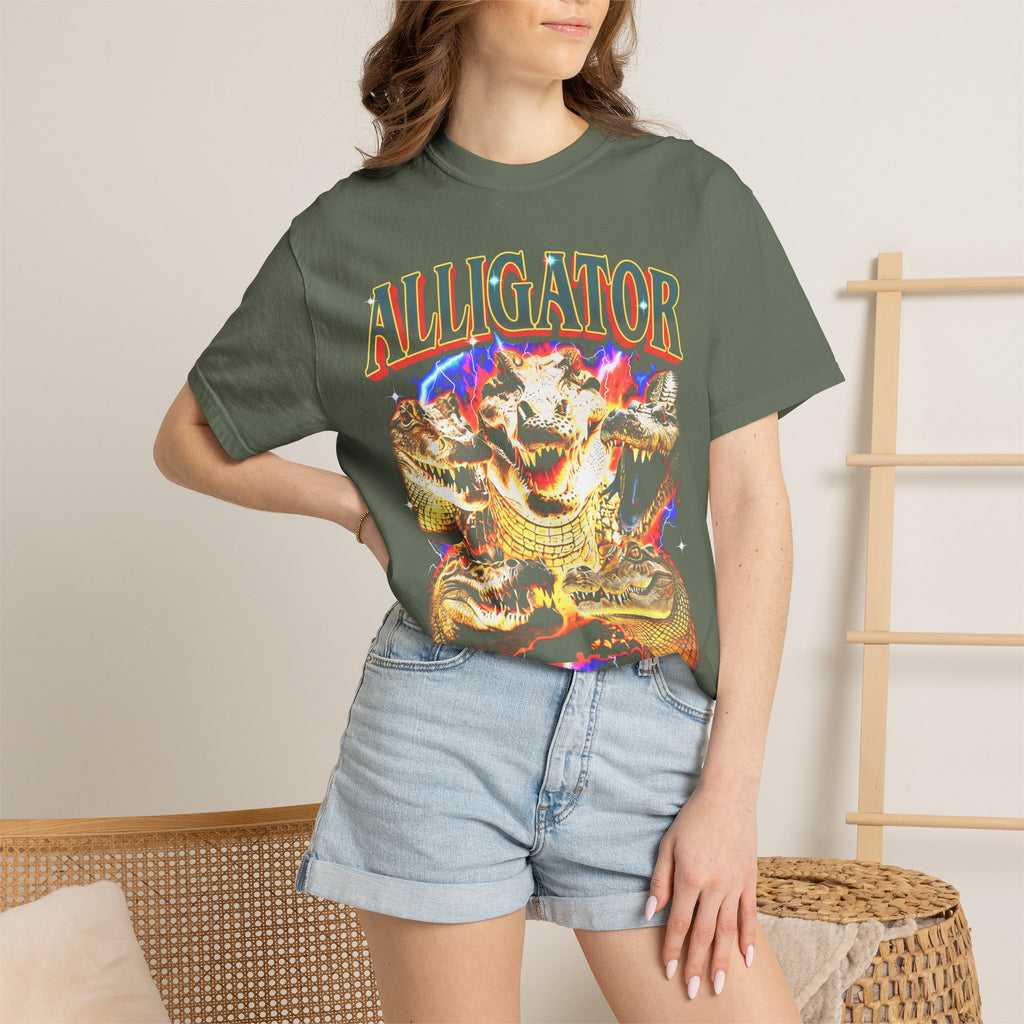 Vintage Alligator Classic Tee | 90s Graphic | Crocodile Gift