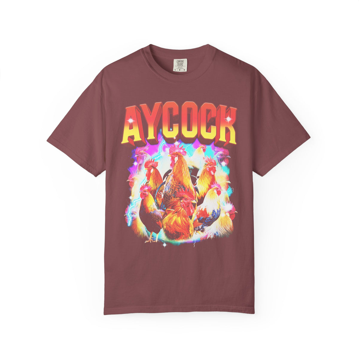 Aycock Vintage Rooster Classic Tee | 90s Chicken | Meme Gift